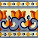 Mexican Talavera Border Tile  Andria